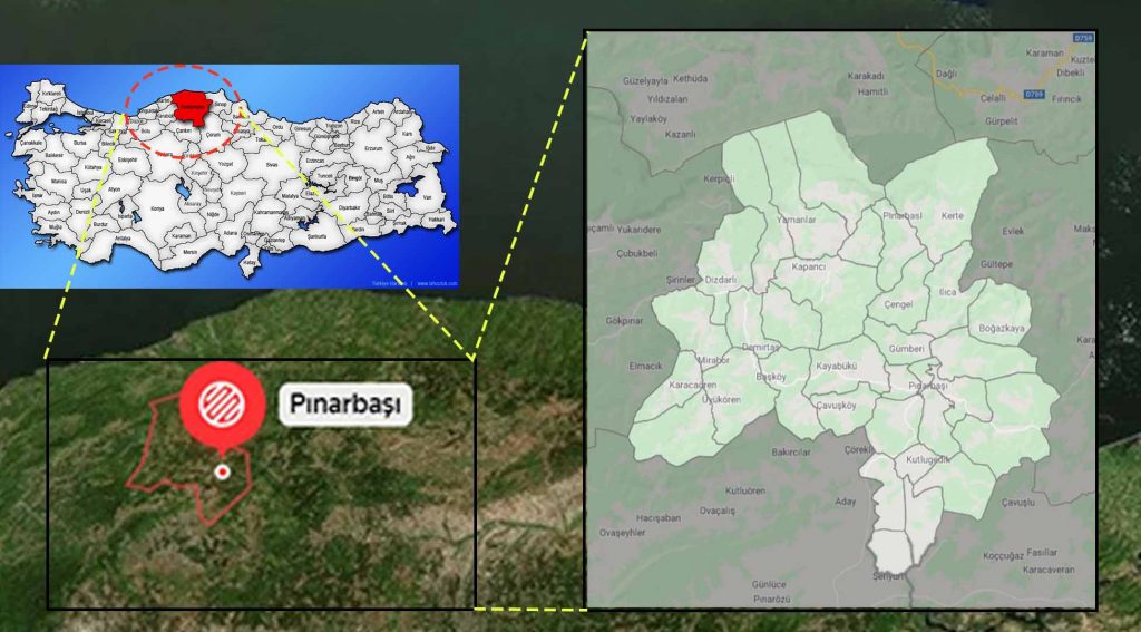 Pınarbaşı mahalle haritası