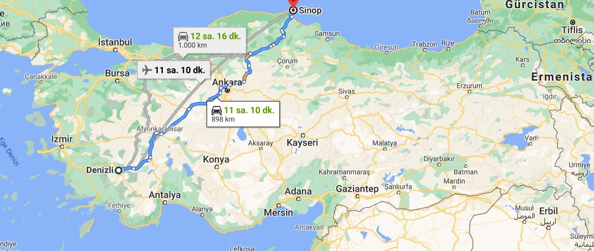 sinop denizli arasi kac km sinop denizli arasi kac saat