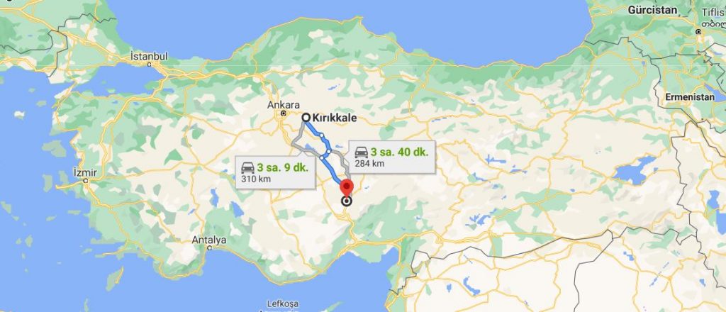 Kırıkkale Niğde Arası Kaç KM